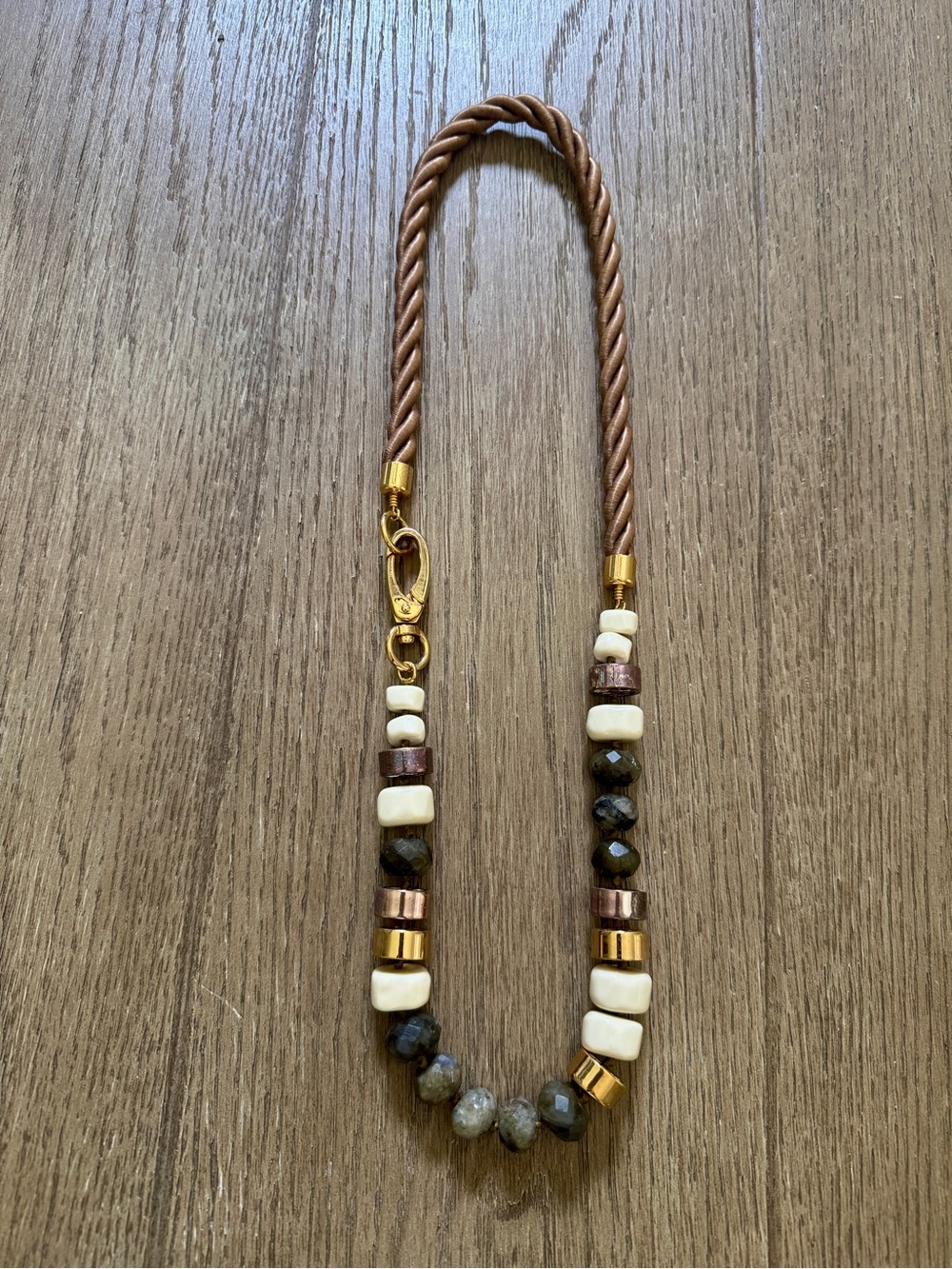 Stella & Dot beaded rope necklace